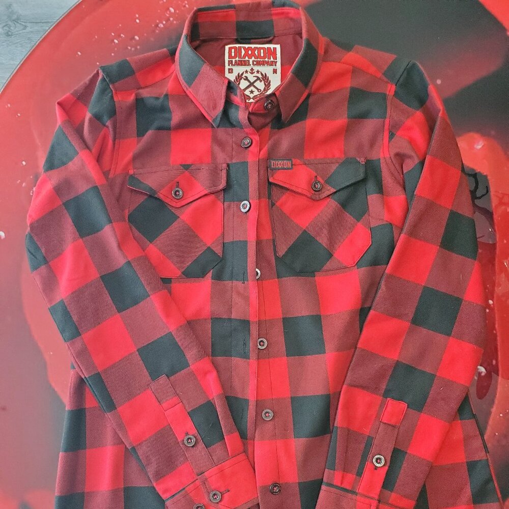 WOMENS Dixxon Flannel. REDRUM.